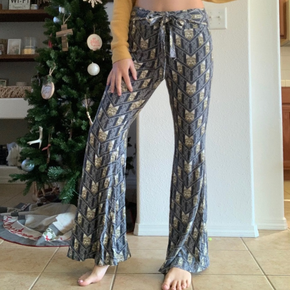 Free People - Bell Bottom Front Tie Pants